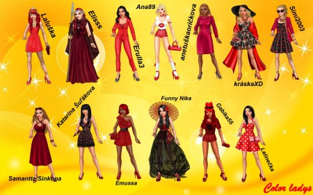 Červená Lady 28.6.2015 (1.miesto - KráskaXD; 2.miesto - Laluška; 3.miesto - Simi2003)